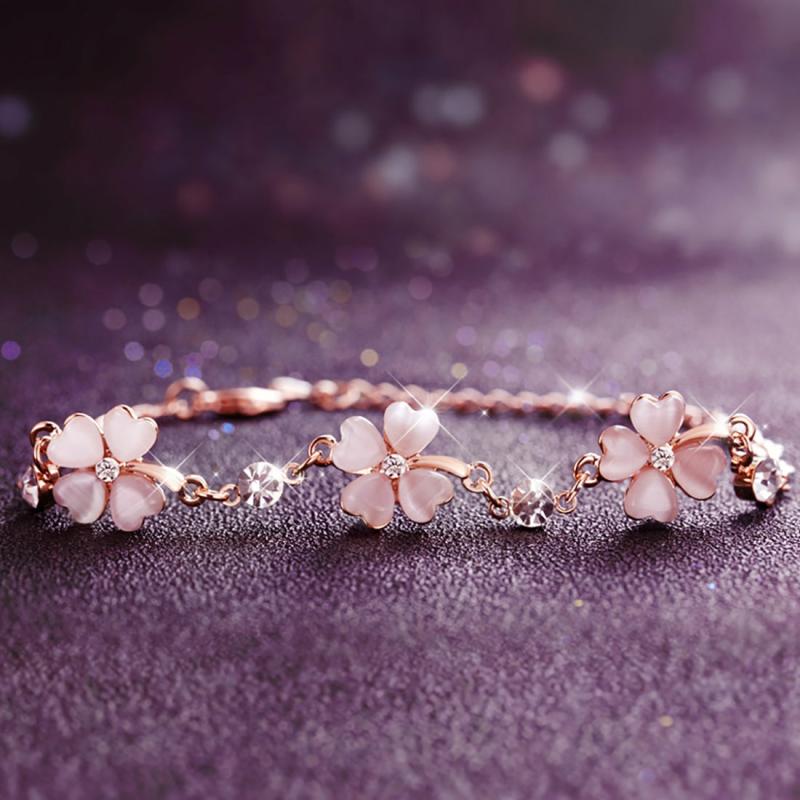 Jewelry & Accesories | Crystal Clover Bracelet Fashion & Beauty Jewelry & Accesories