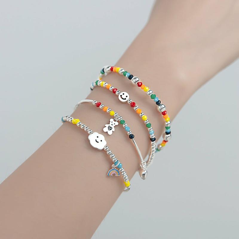 Jewelry & Accesories | Rainbow Beads Hand Bracelet Charm Fashion & Beauty Jewelry & Accesories