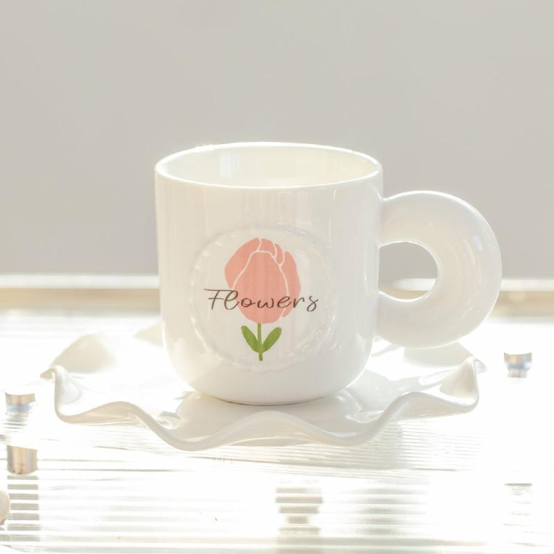 Mugs & Cups | Tulip Lily Rose Ceramics Mug Home & Lifestyle Mugs & Cups